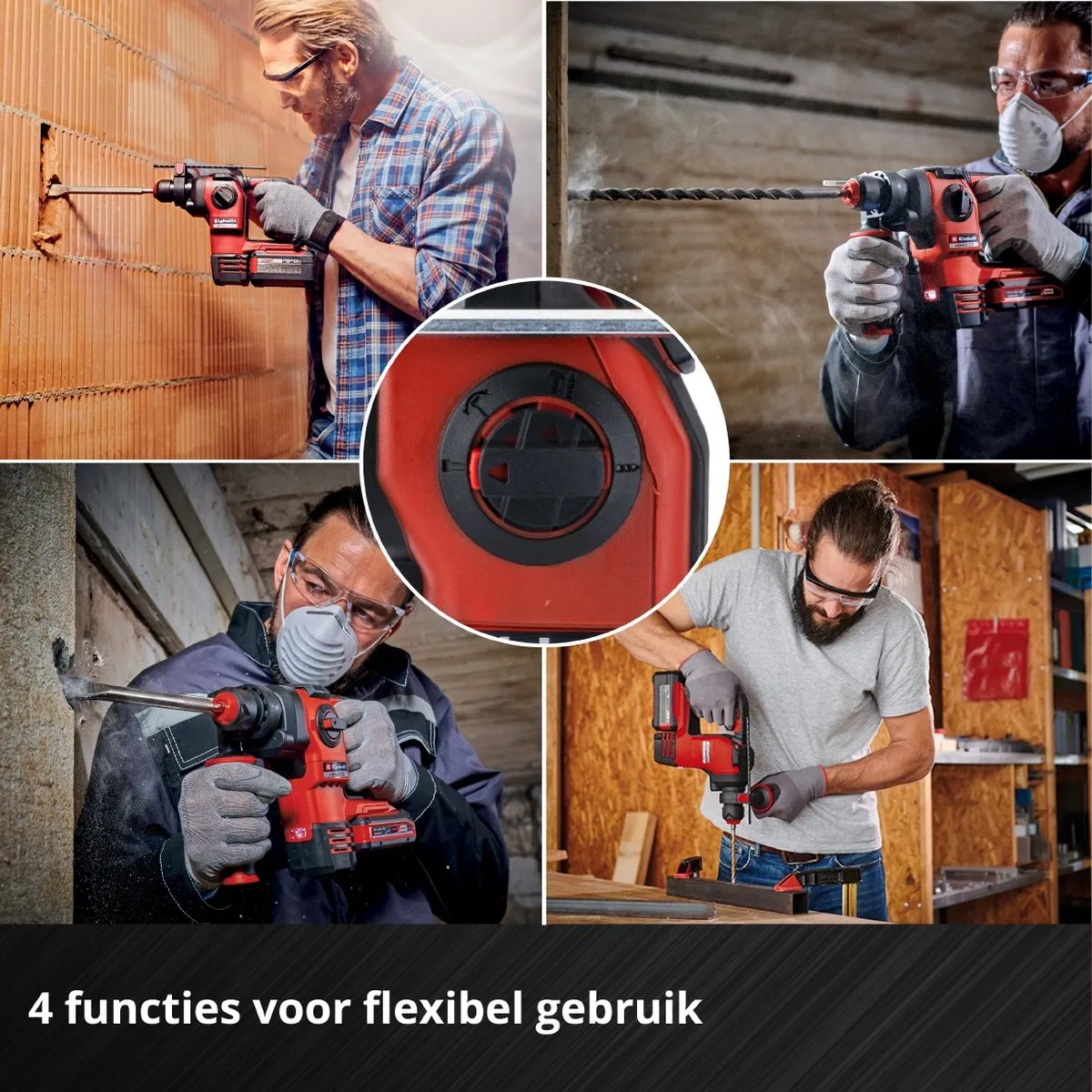 Einhell HEROCCO 18/20 Li Solo Accuboormachine - 2,2 J - SDS-plus