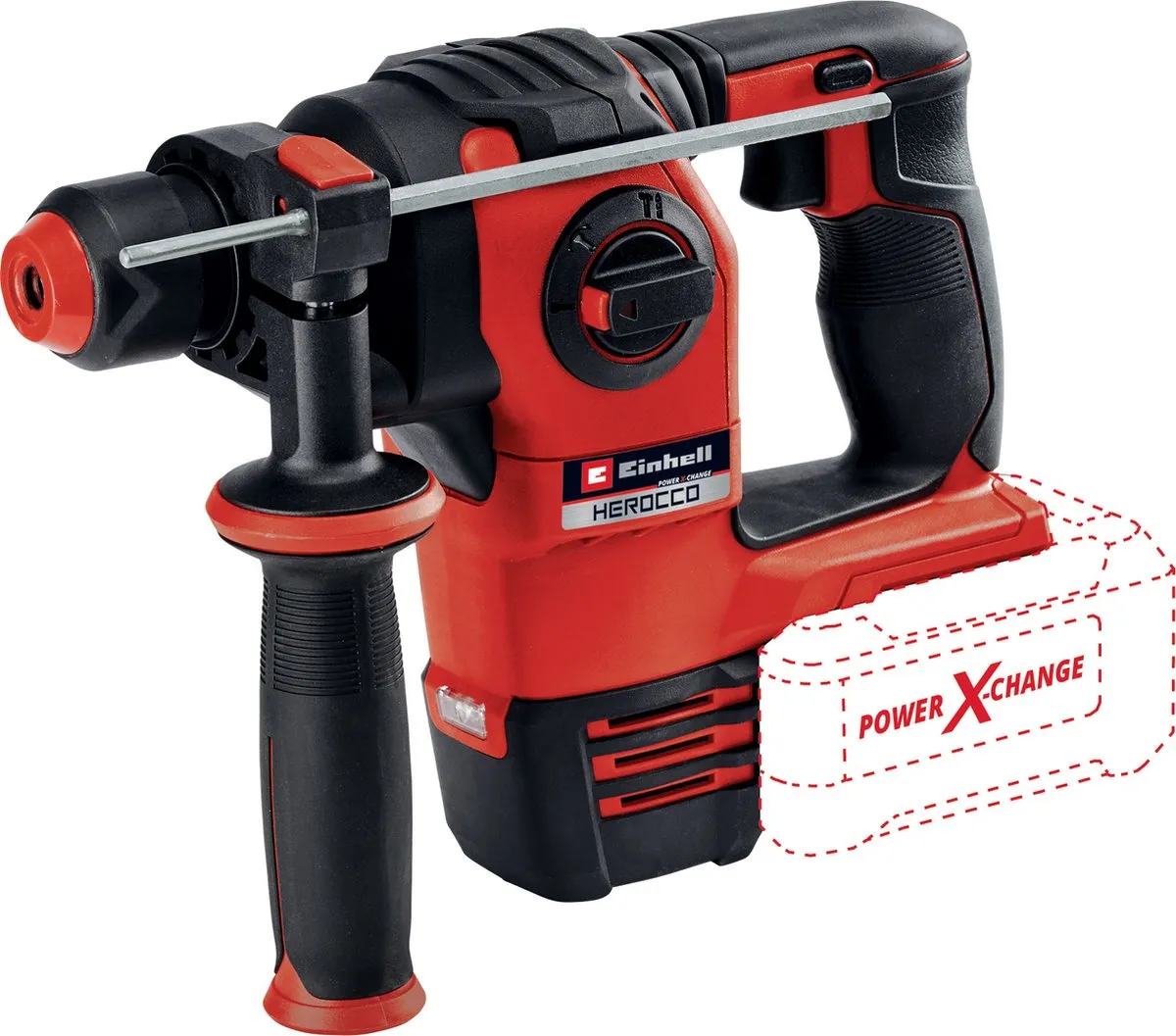 Einhell HEROCCO 18/20 Li Solo Accuboormachine - 2,2 J - SDS-plus