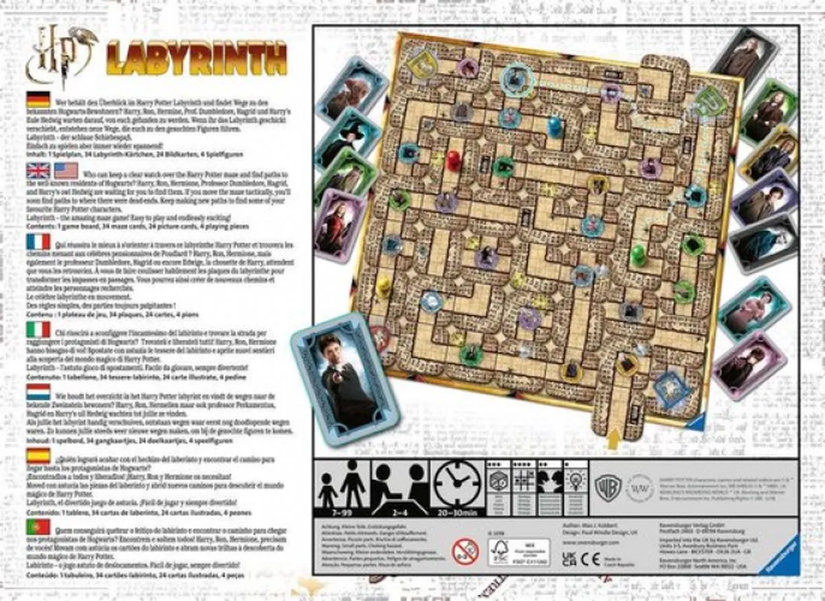 Ravensburger Harry Potter Labyrinth Bordspel - 2-4 Spelers