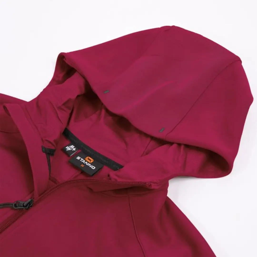 Stanno Plaza Hooded Half Zip Top 164 - Dark Bordeaux Rood