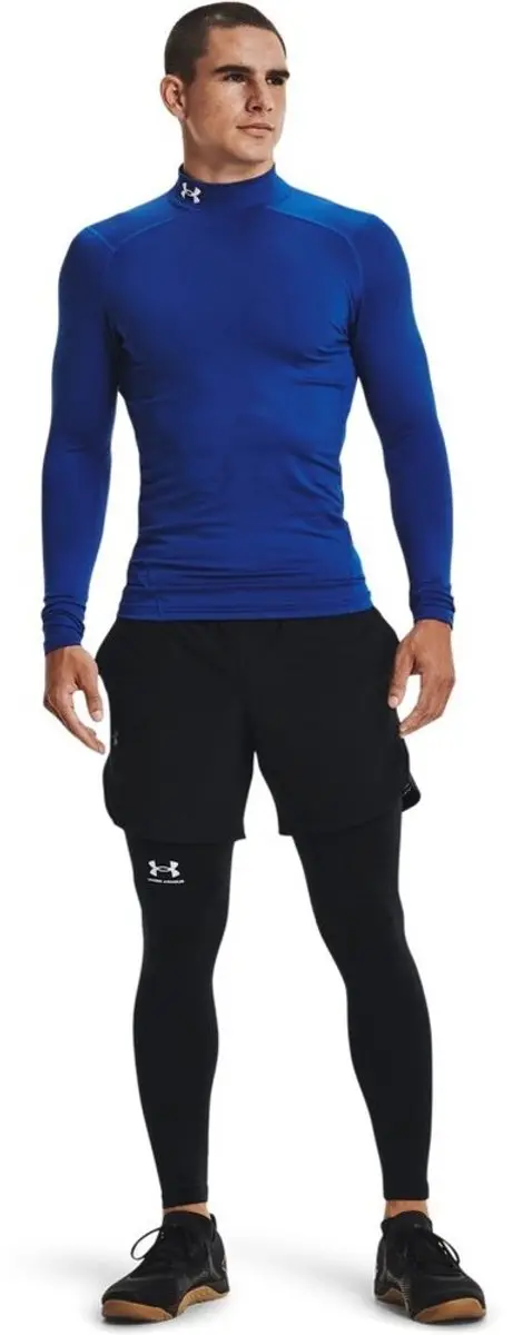 Under Armour ColdGear Compression Mock Shirt 1366072 - XXL - Blue 400