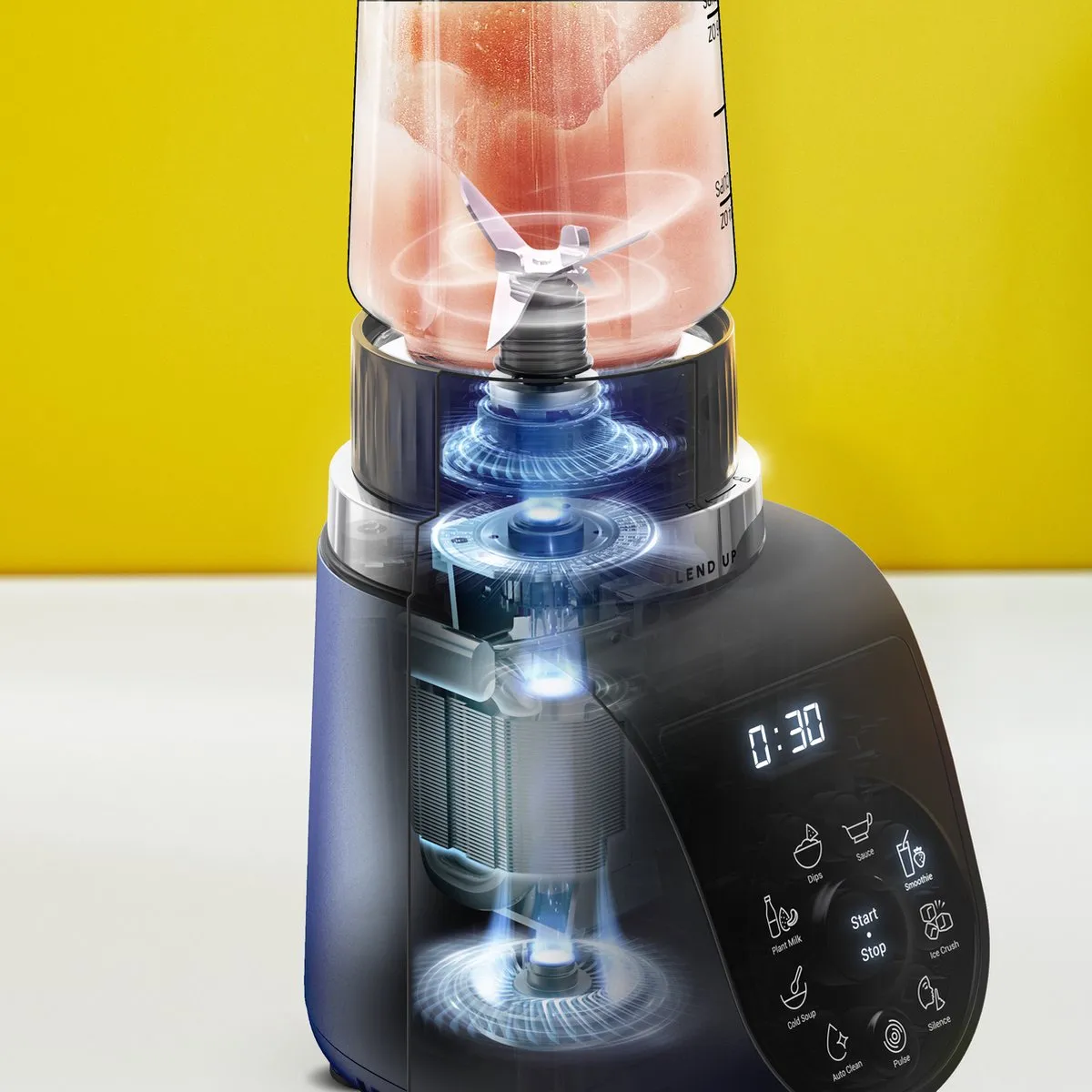 Tefal Blend Up BL19H4 Blender 1000W - Blauw