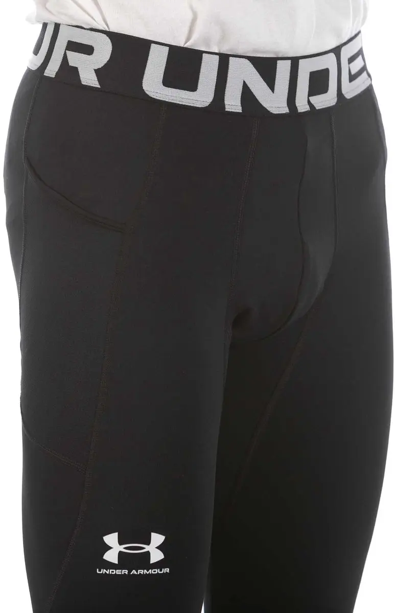 Under Armour UA CG Armour Leggings Heren - Zwart/Wit L - afbeelding 6 van 6