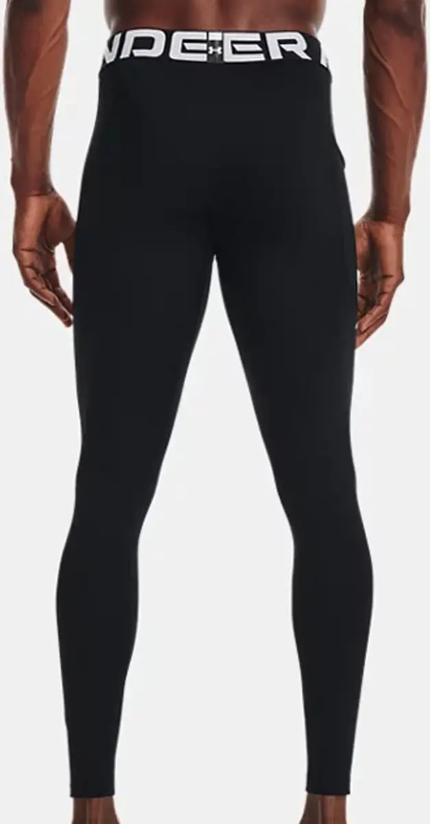 Under Armour UA CG Armour Leggings Heren - Zwart/Wit L