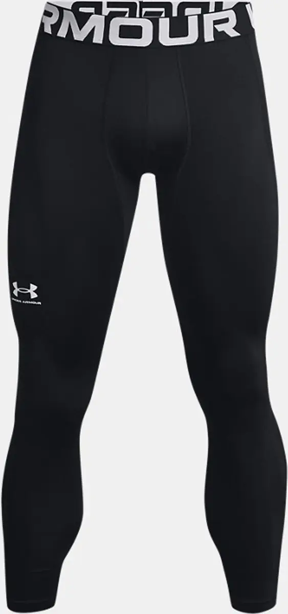 Under Armour UA CG Armour Leggings Heren - Zwart/Wit L