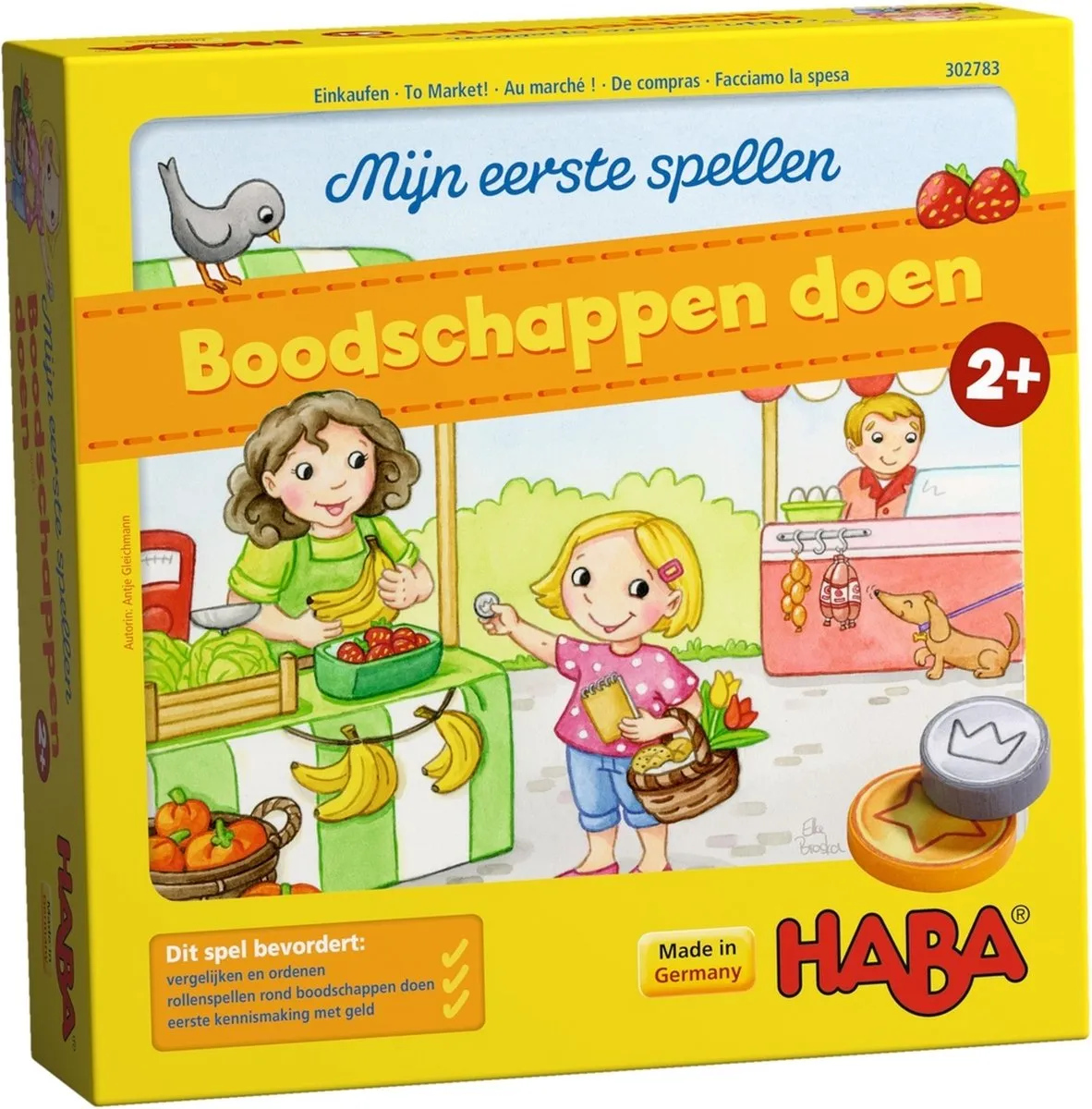 Haba Boodschappen Doen - Speelgoedset 302783 - 2-4 Spelers