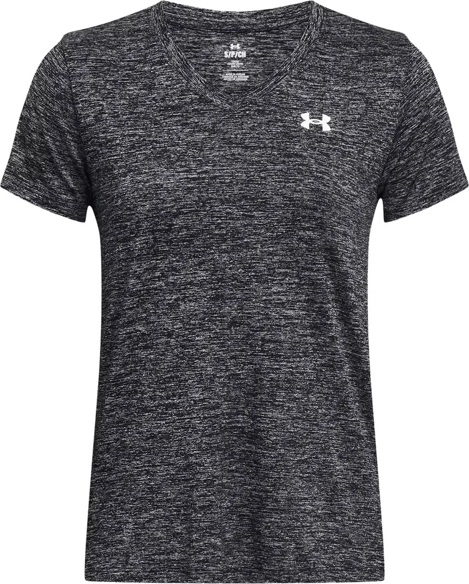 Under Armour Tech Twist Shirt Dames XS - Zwart