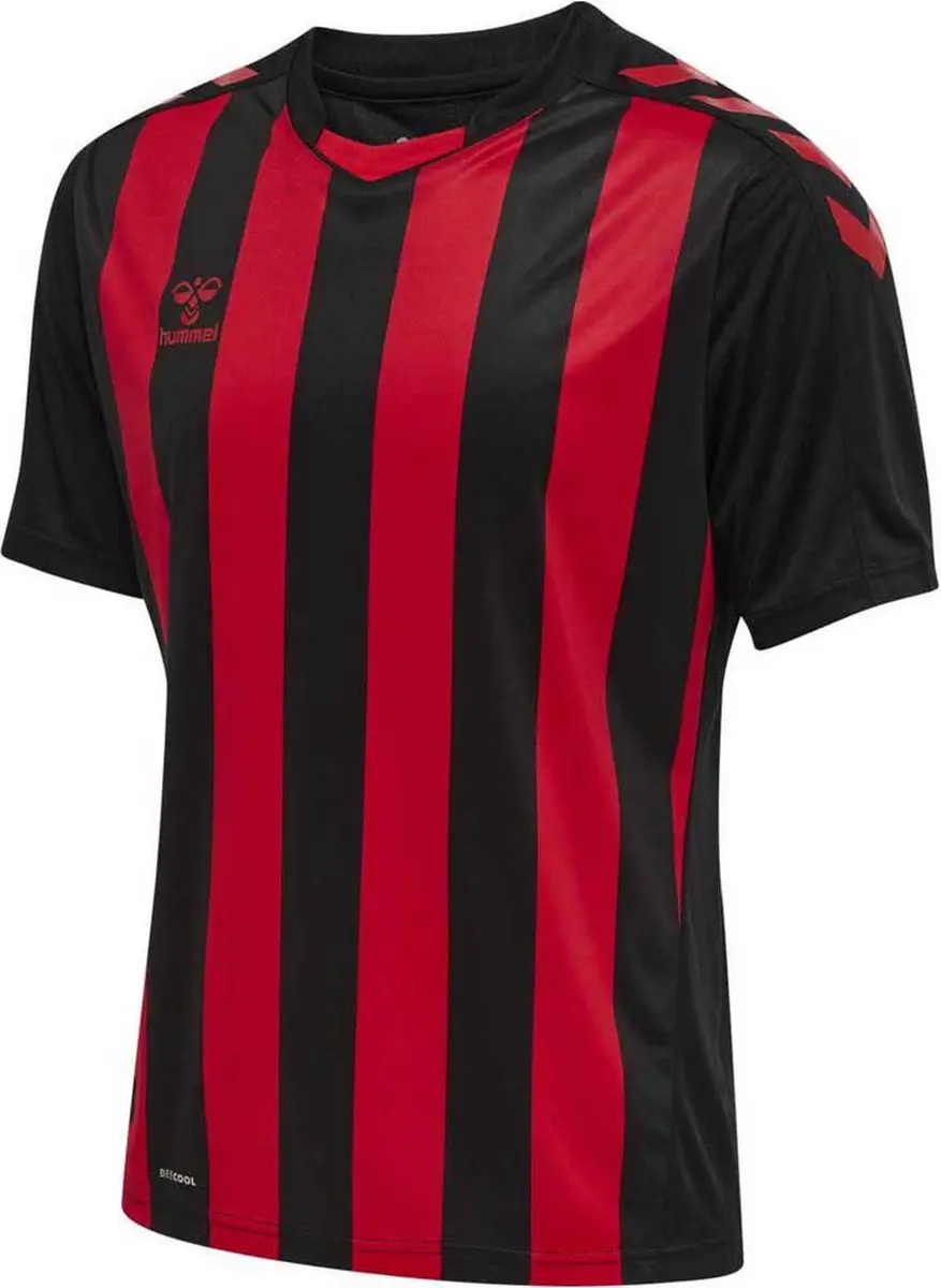 hummel HMLcore XK Striped Jersey Kortarm - 2XL - Zwart