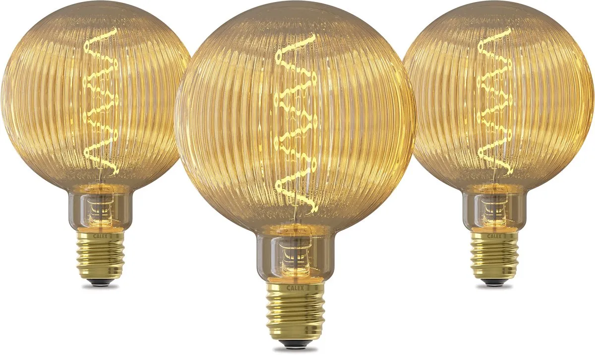 Calex Pulse Nantes G125 Gold E27 4W