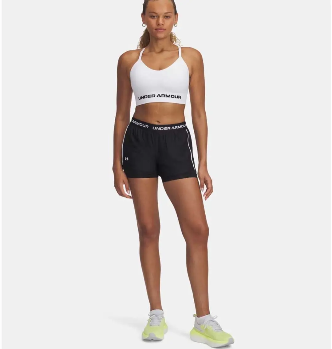 Under Armour Tech Play Up 2in1 Shorts 1389895-001 - Zwart/Wit