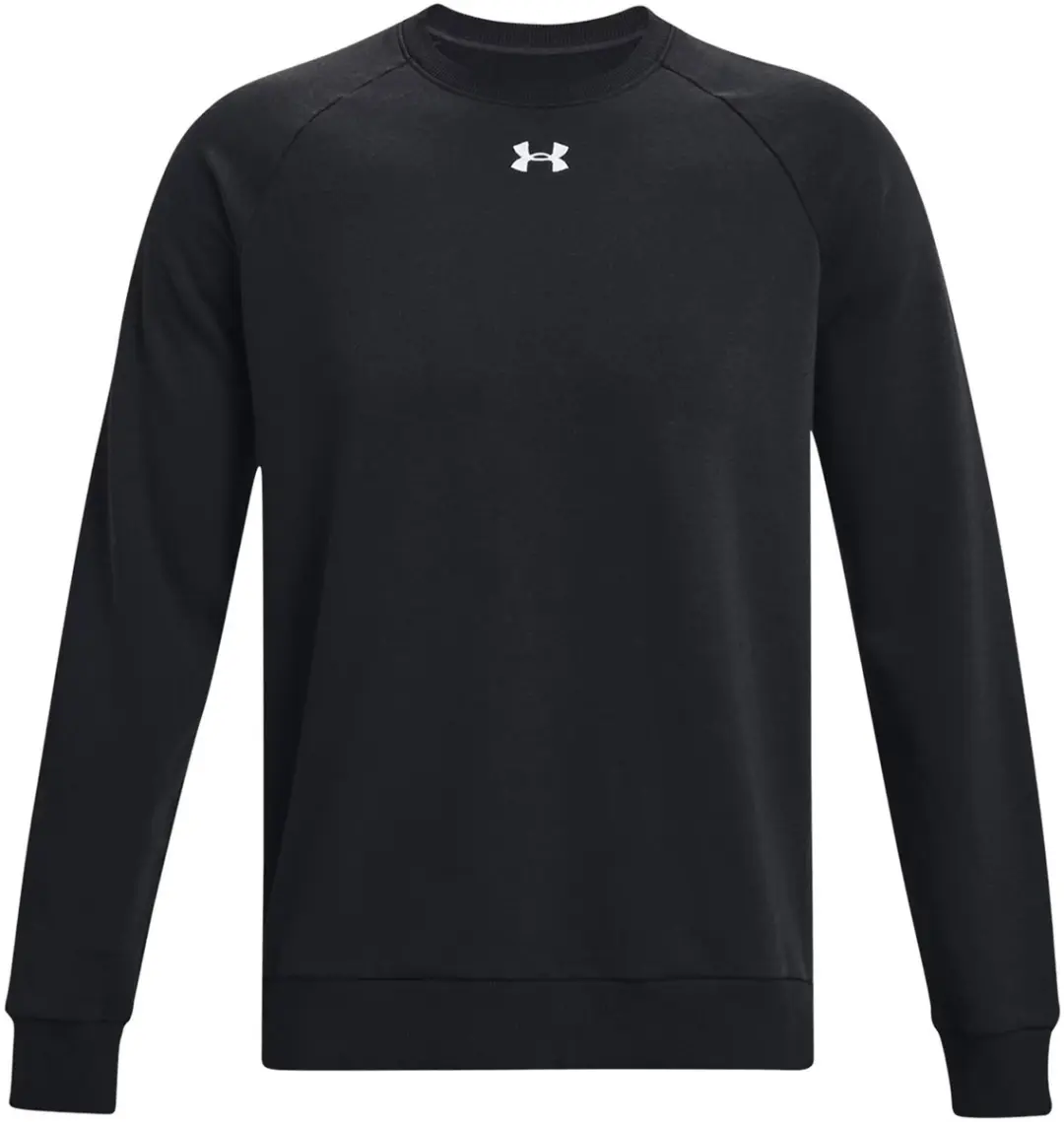 Under Armour Rival Fleece Crew Heren Sporttrui L - Zwart/Wit
