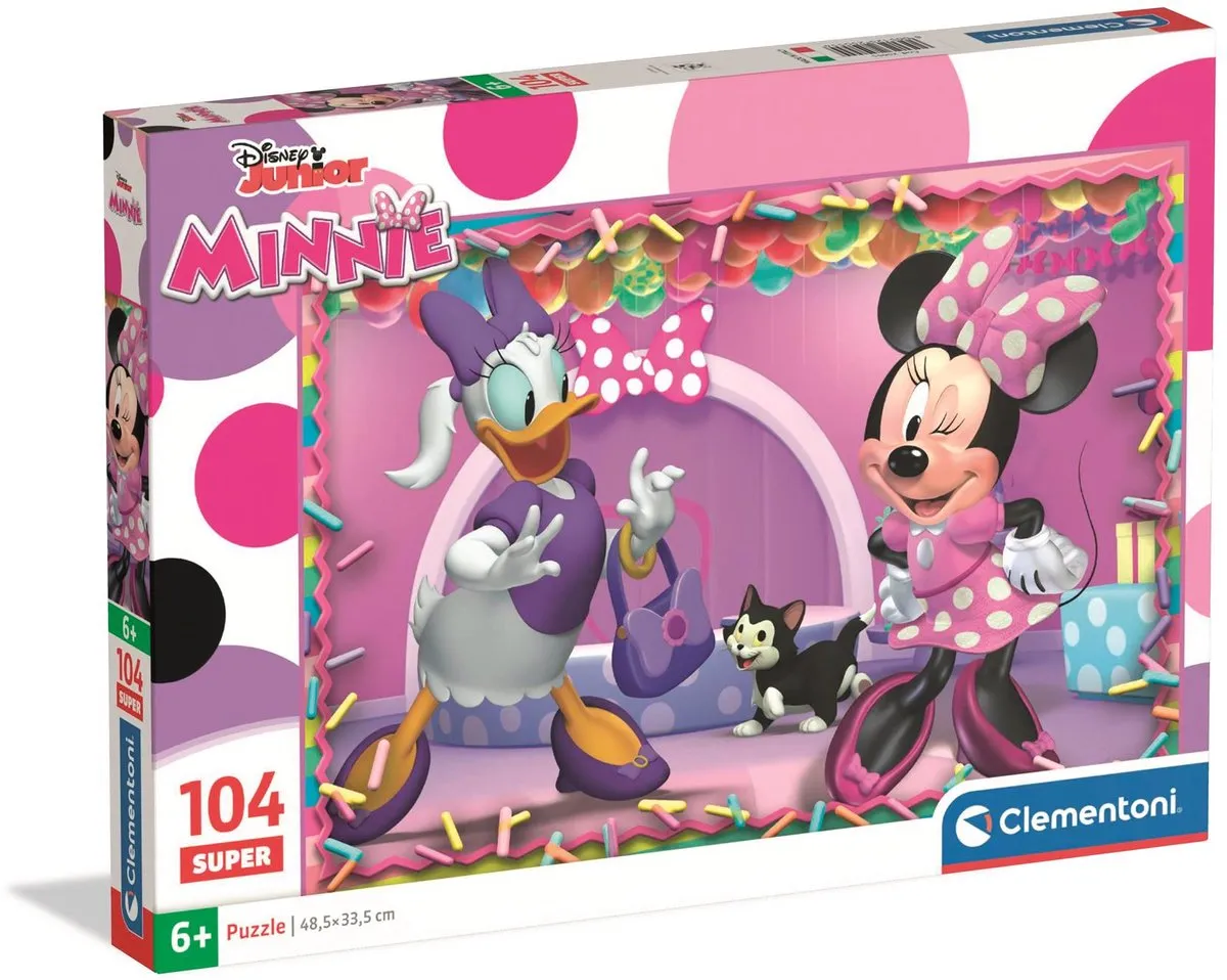 Clementoni Super Minnie Puzzel 104 Stuks