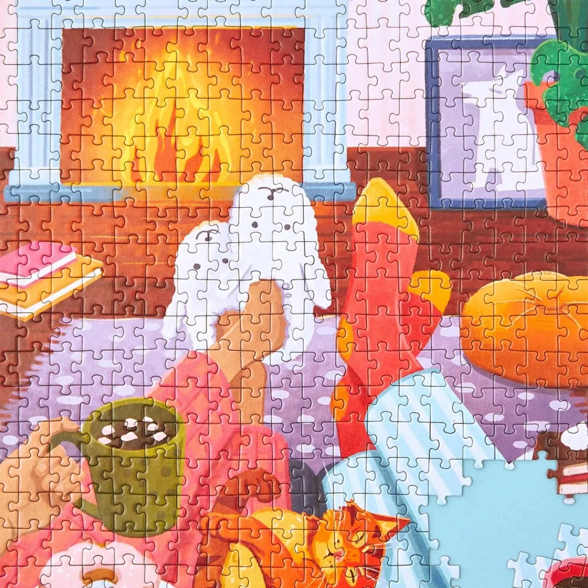Janod Kidult Puzzel Avond Bij Het Haardvuur 500 Stuks