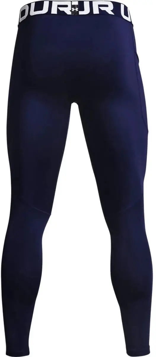 Under Armour UA CG Armour Leggings Heren - L - Marineblauw/Wit