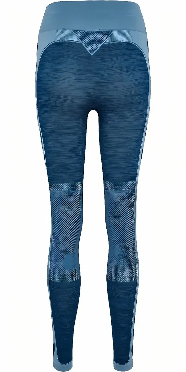 Hummel Clea Seamless Mid Waist Tights - Navy Peony/Faded Denim