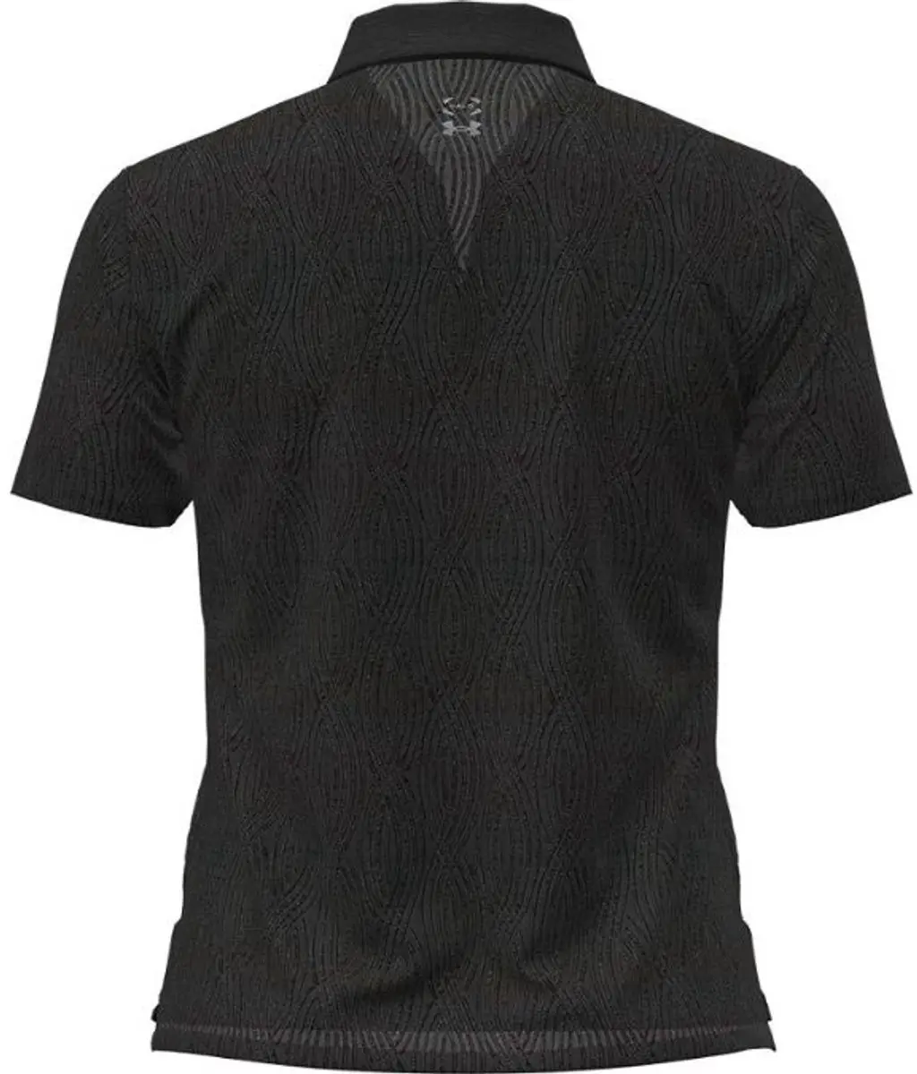 Under Armour Halo Bonded Jacquard Polo L - Olijfgroen