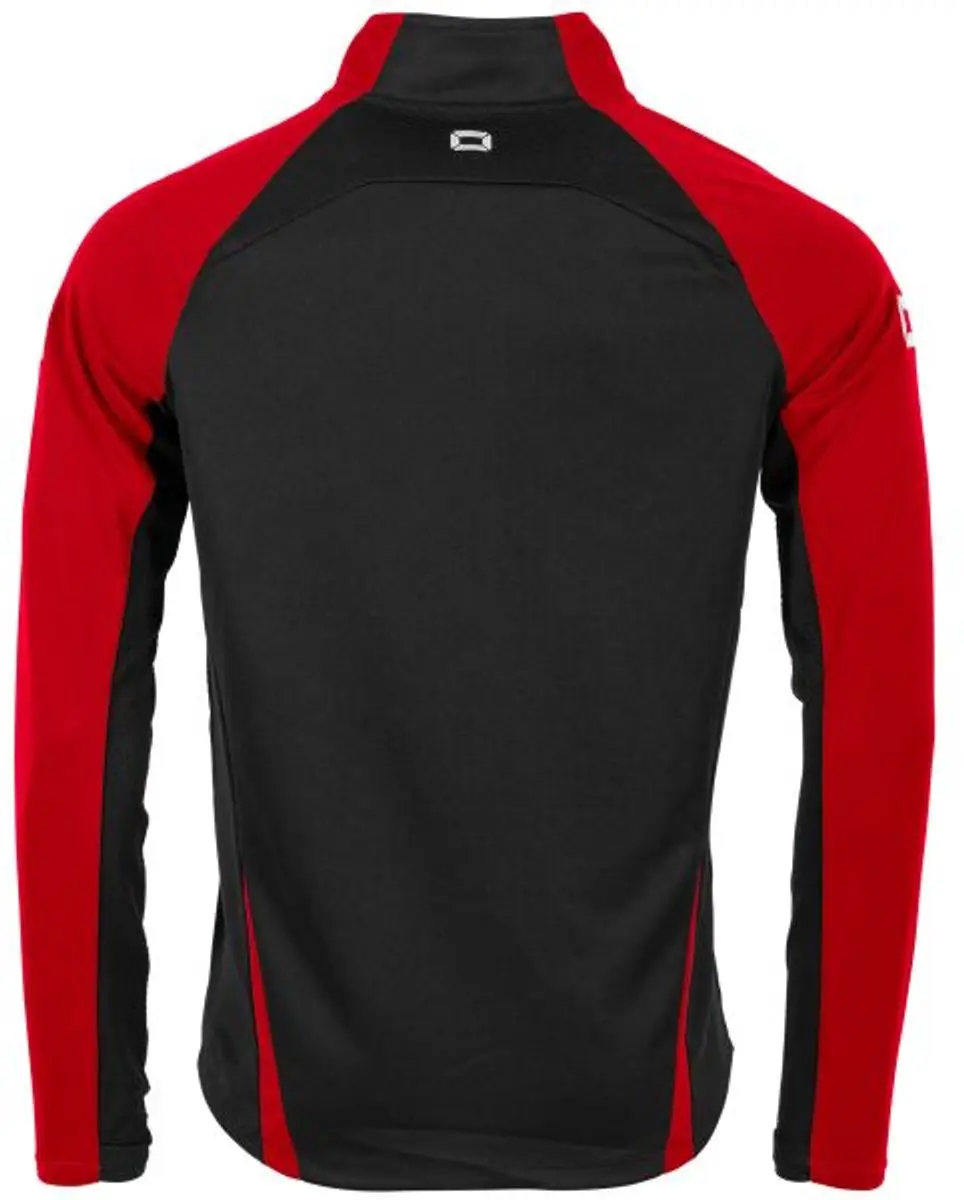 Stanno Stadio Quarter Zip Top 152 - Zwart/Rood