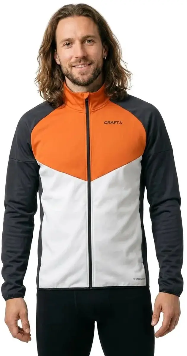 Craft Glide Block Jacket M - Flow/Slate - afbeelding 6 van 6