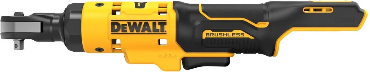 DeWalt DCF504N 12V XR Haakse Ratelsleutel 1/4" - 54W - afbeelding 6 van 6