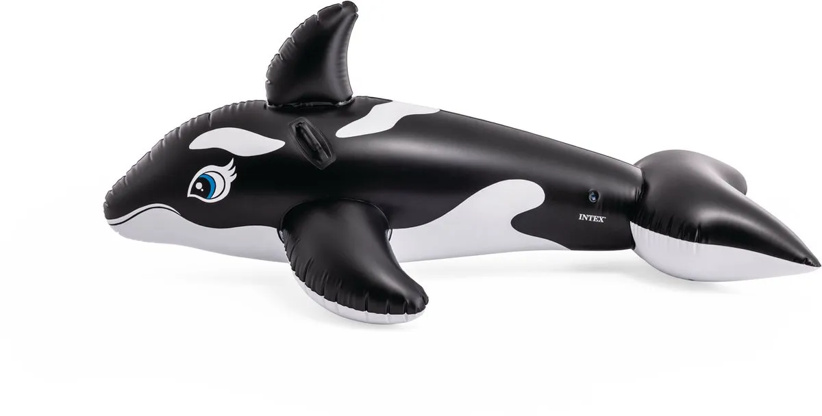 Intex Whale Ride-ON 3+ - Zwart/Wit