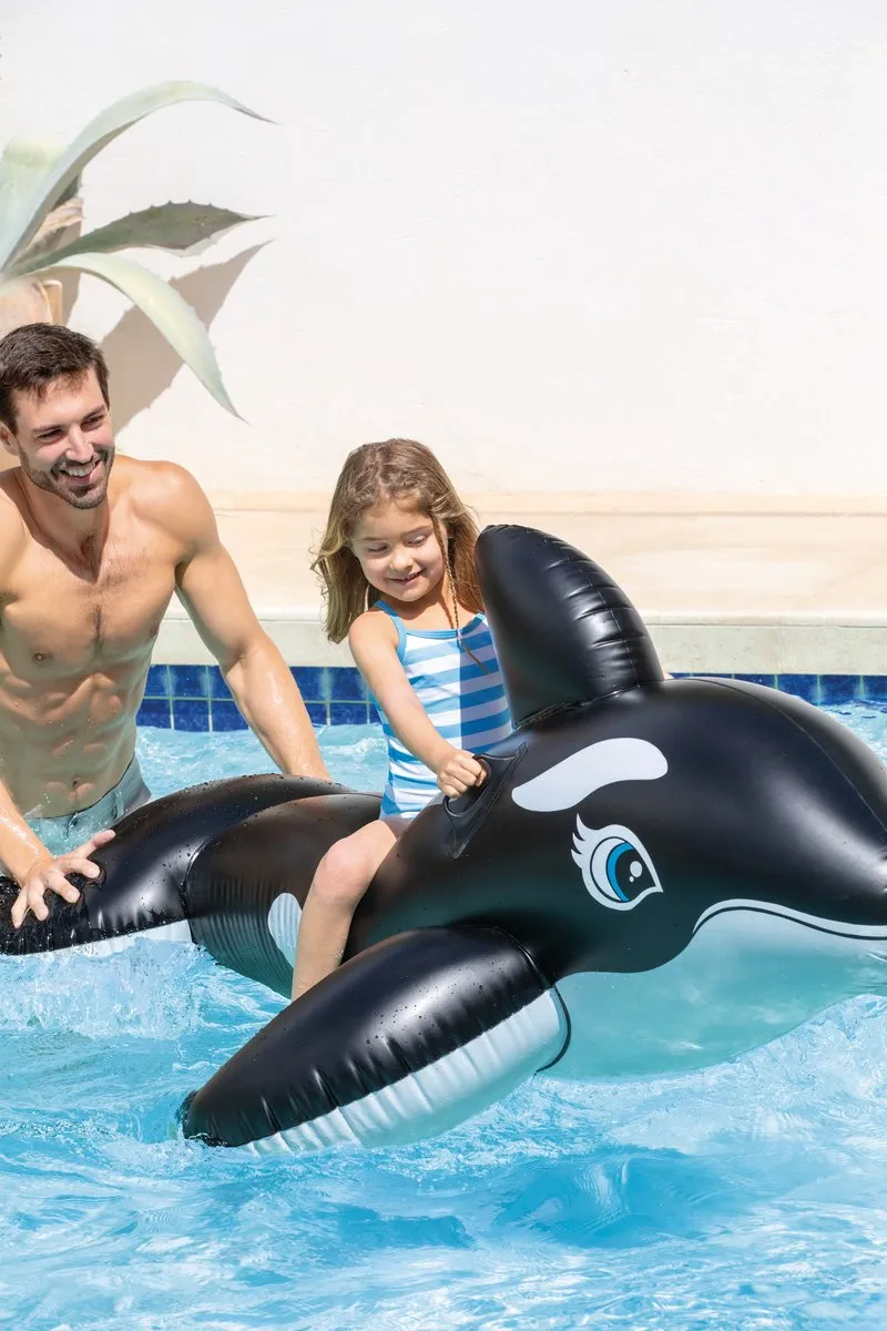 Intex Whale Ride-ON 3+ - Zwart/Wit