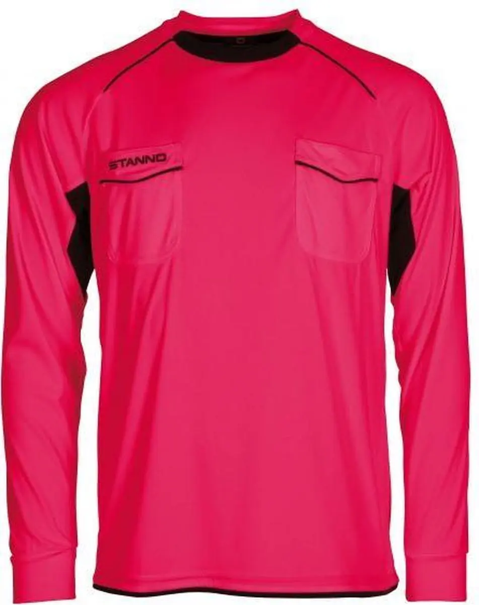Stanno Bergamo Referee Shirt Lange Mouw - S - Roze