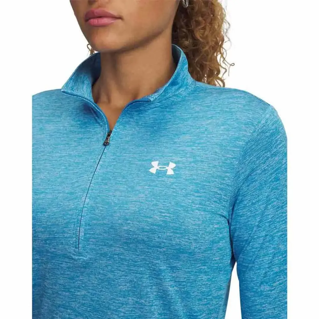 Under Armour Tech Twist Sportshirt Dames - Blauw XL