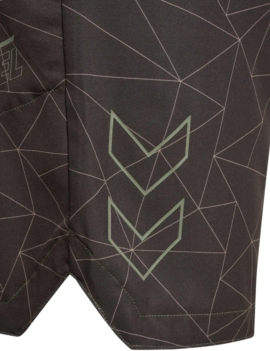 Hummel Court AOP Pocket Shorts S - Turkish Coffee