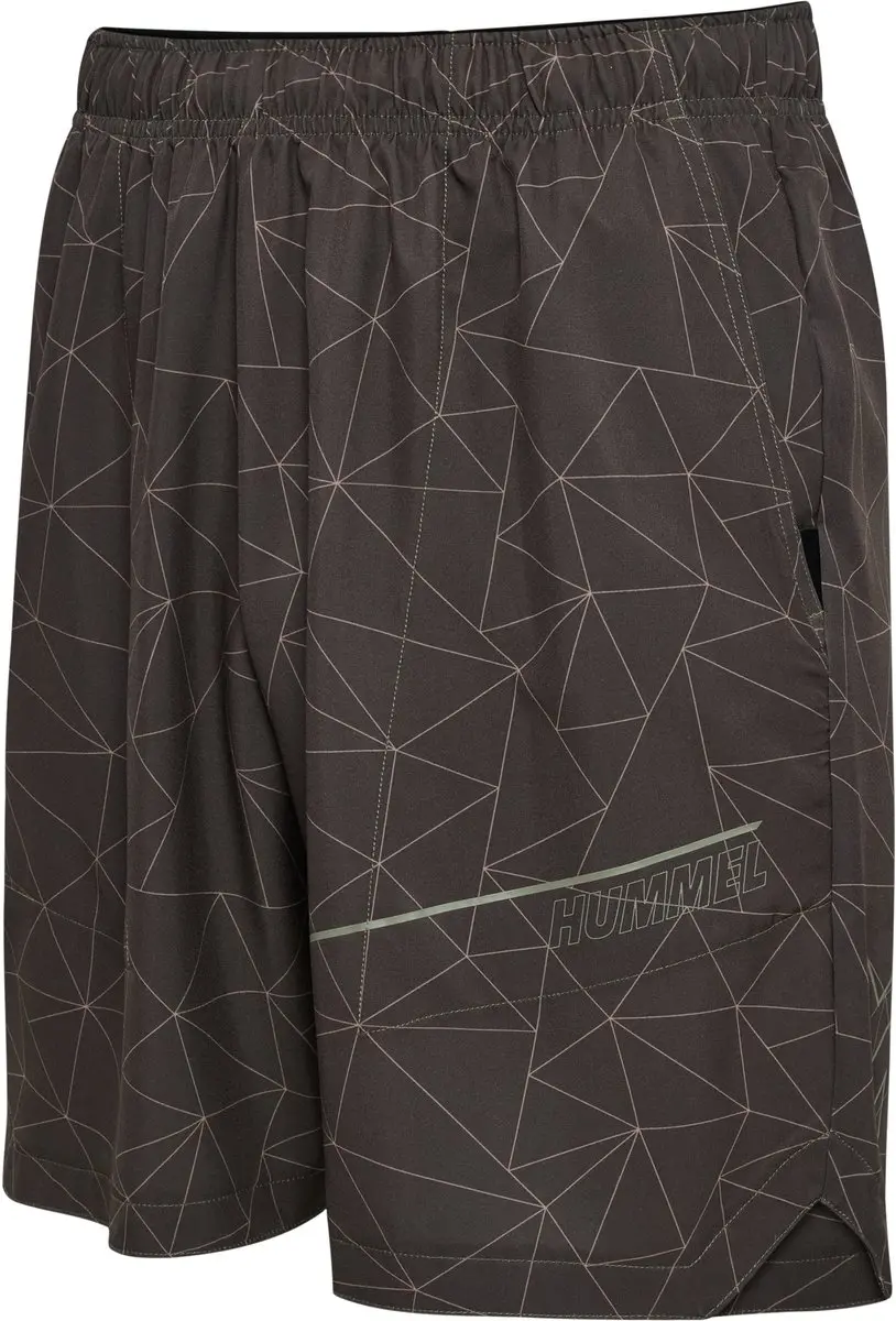 Hummel Court AOP Pocket Shorts S - Turkish Coffee
