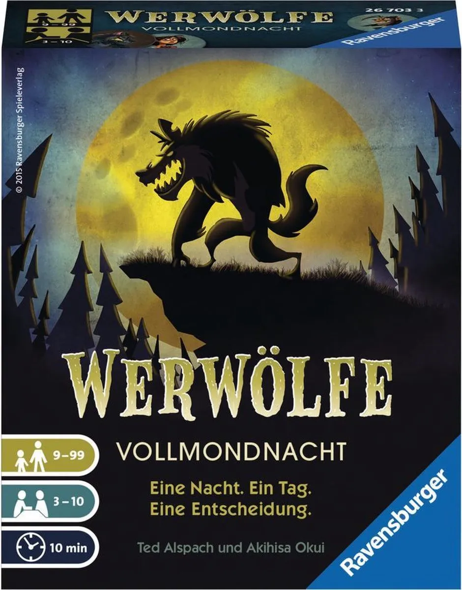 Ravensburger Werwölfe Vollmondnacht Bordspel