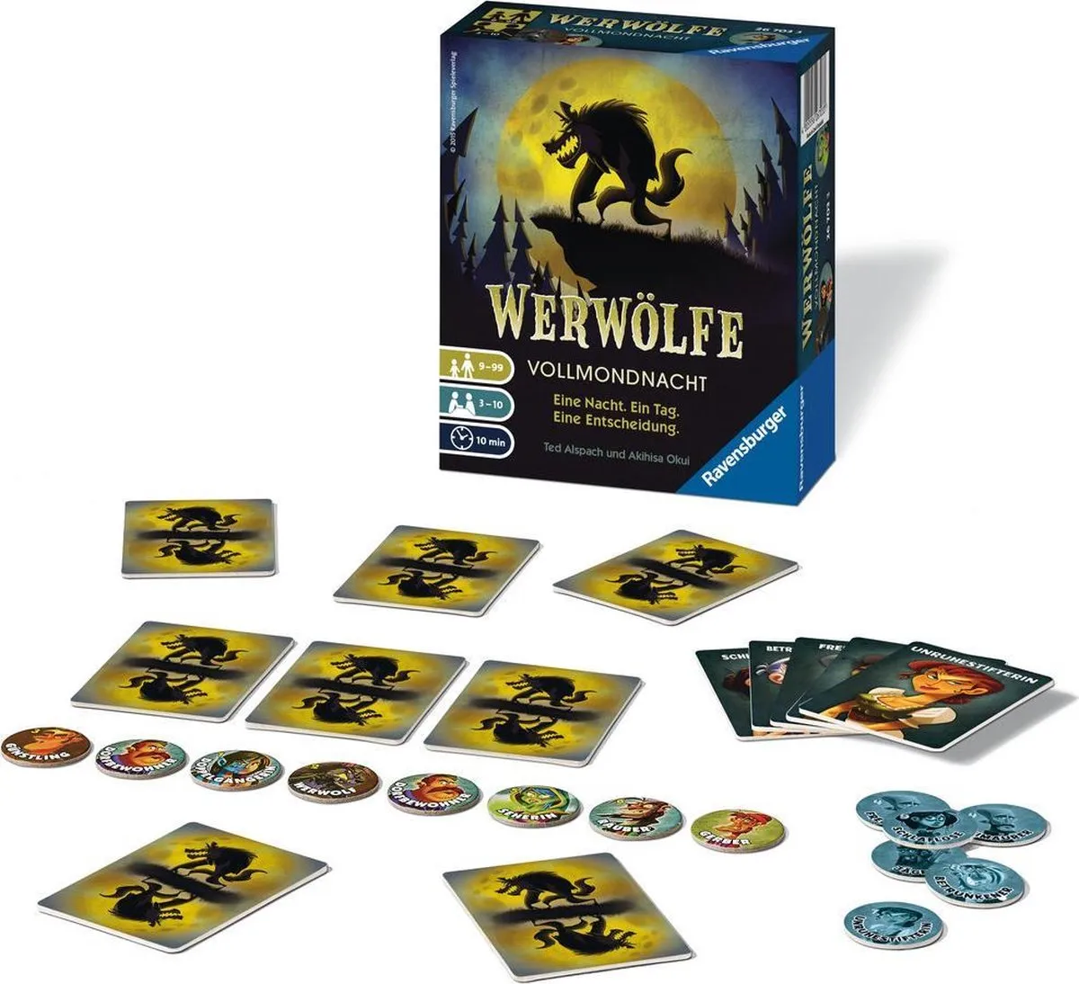Ravensburger Werwölfe Vollmondnacht Bordspel - 3-10 Spelers