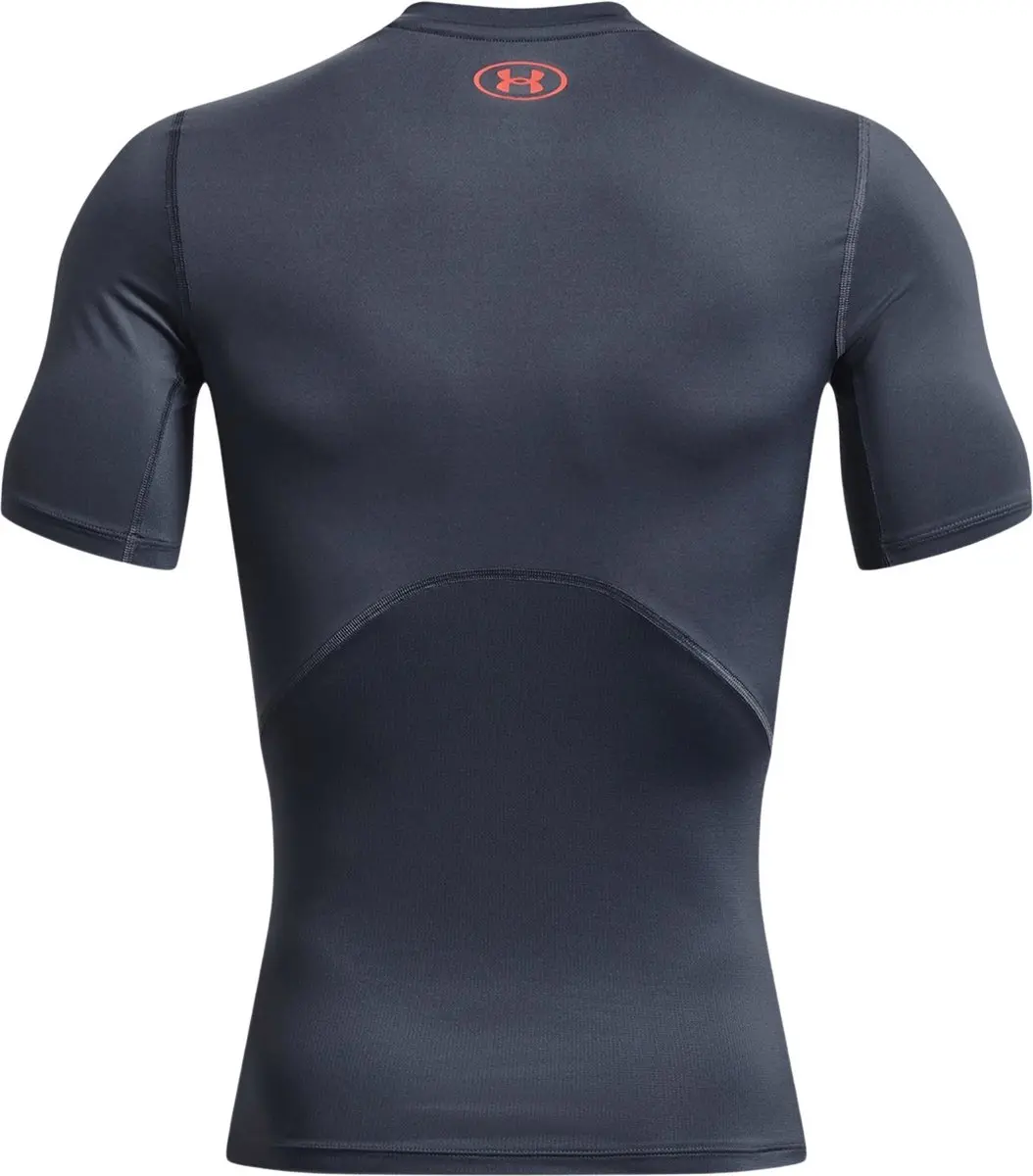 Under Armour HeatGear Shirt Heren M - Grijs/Rood