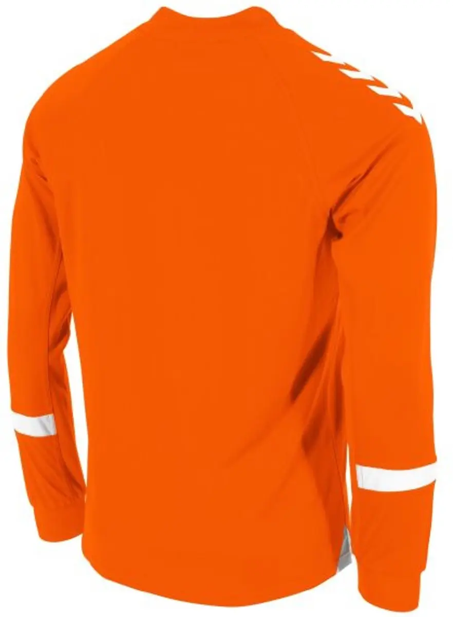 Hummel Fyn Voetbalshirt Lange Mouw Heren - Oranje/Wit L