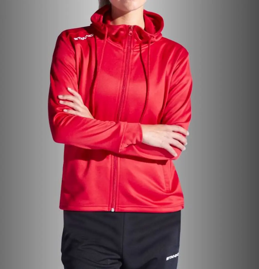 Stanno Field Hooded Top FZ Dames - XXL - Rood - afbeelding 6 van 6