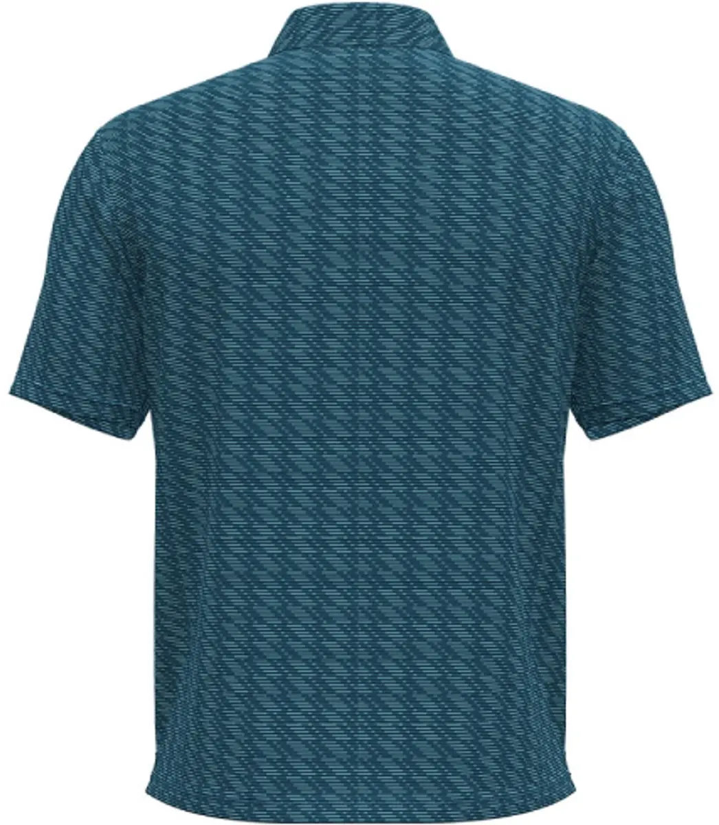 Under Armour Drive Chill Polo Deuces Stripe - M - Blauw