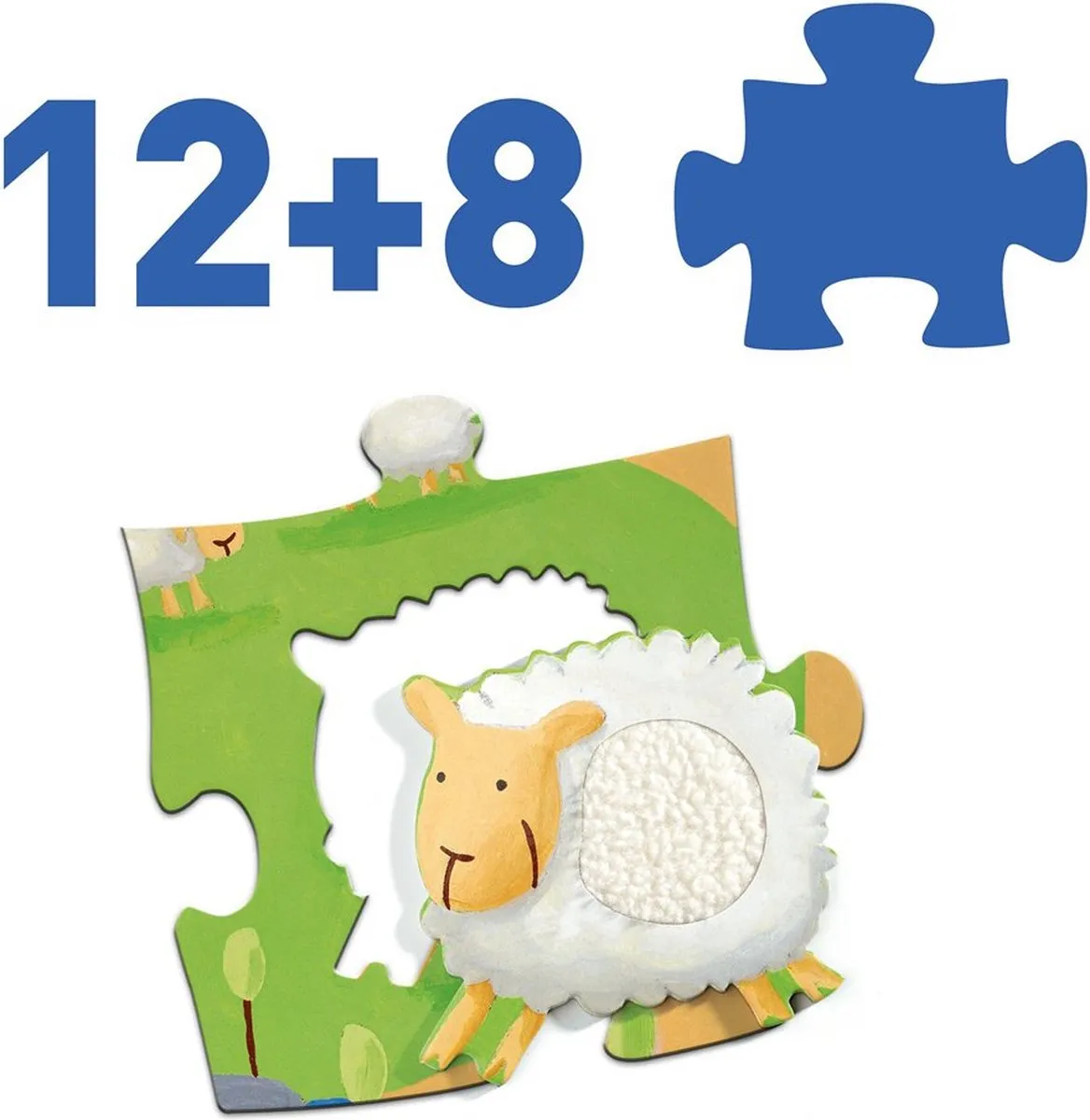 Djeco Voelpuzzel Boerderij 12 Stuks - DJ07117