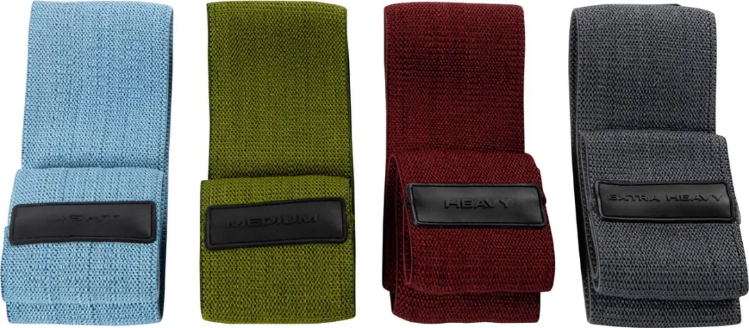 Reeva Resistance Bands Set - 4 Stuks - Groen/Blauw/Grijs/Rood