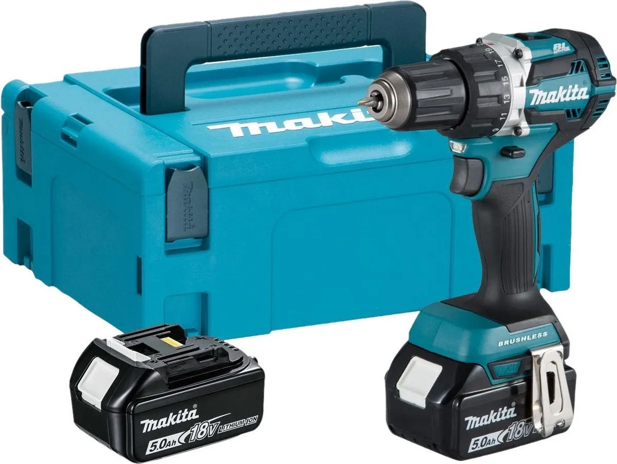 Makita DDF484RTJ Boor/Schroefmachine 18V - 21 standen