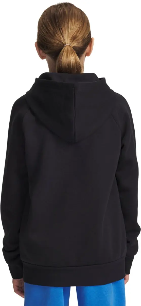 Under Armour UA Rival Fleece Hoodie 140 - Zwart/Wit