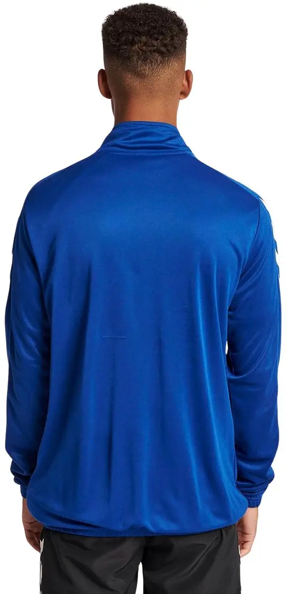 Hummel Core Poly Trainingsjack Senior M - Blauw/Wit