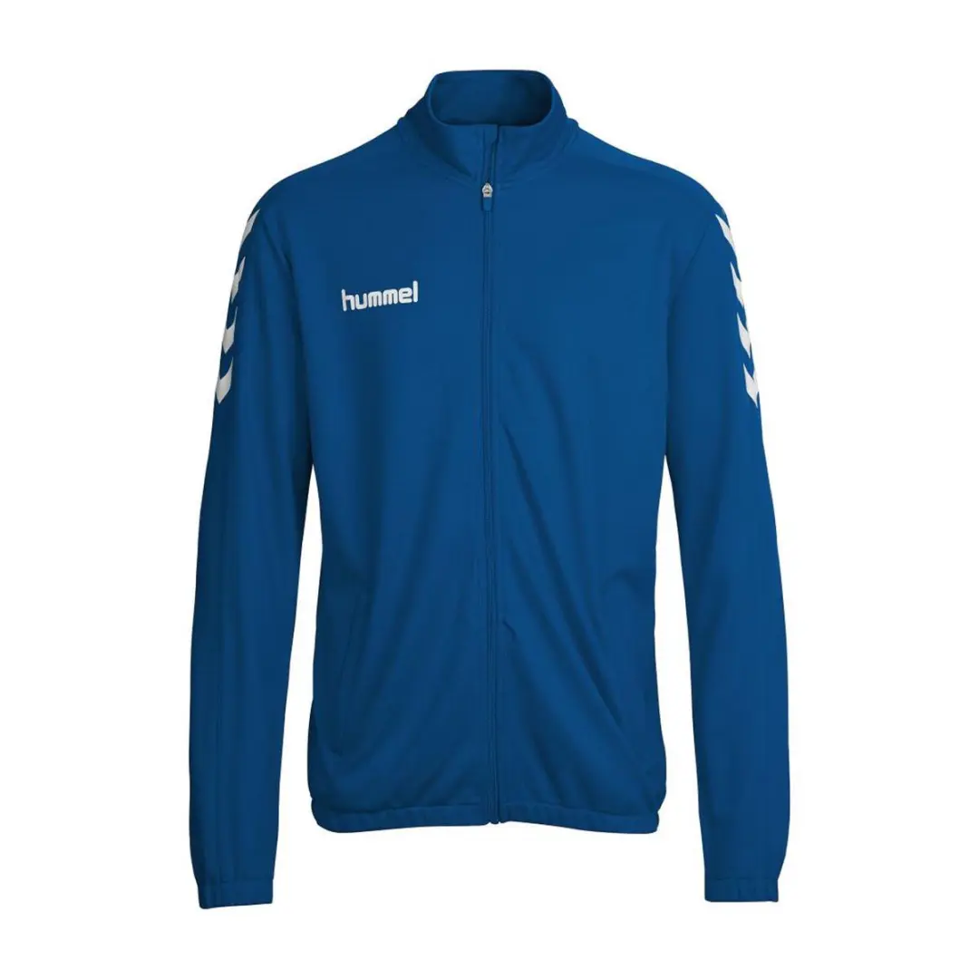Hummel Core Poly Trainingsjack Senior M - Blauw/Wit - afbeelding 6 van 6
