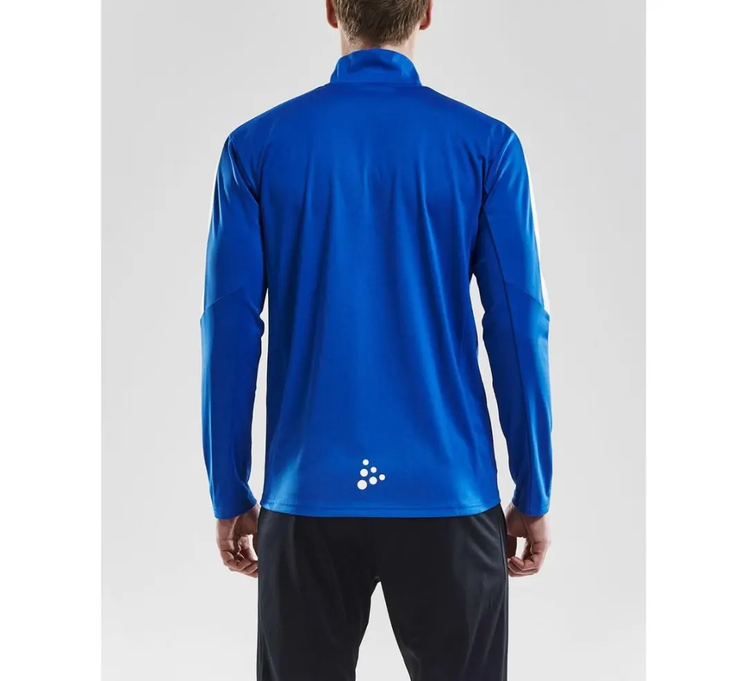 Craft Progress Halfzip LS Shirt Heren - Maat S - Blauw/Wit