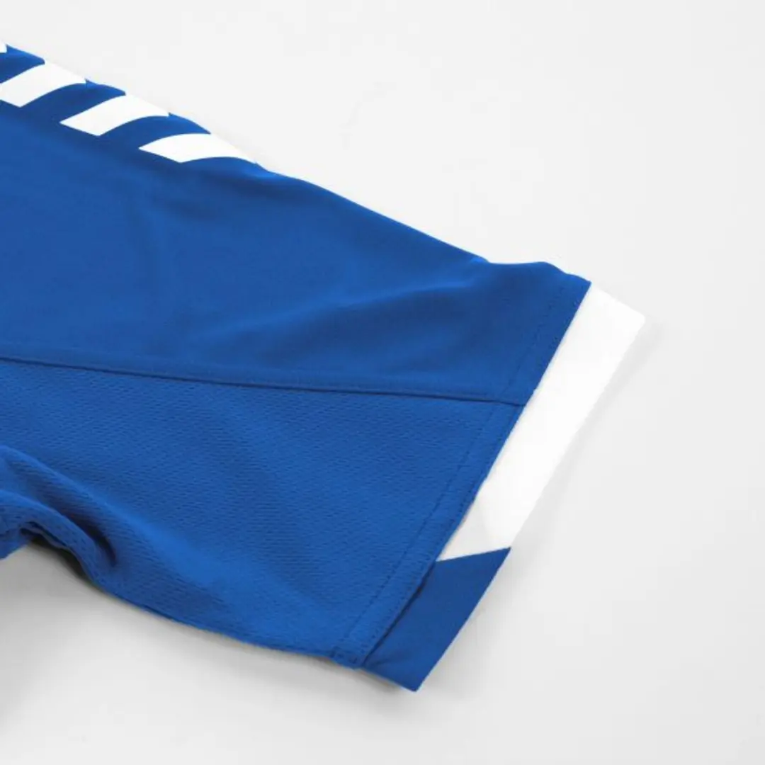 Hummel Fyn Shirt Korte Mouw Kinderen 116 - Royal/Wit