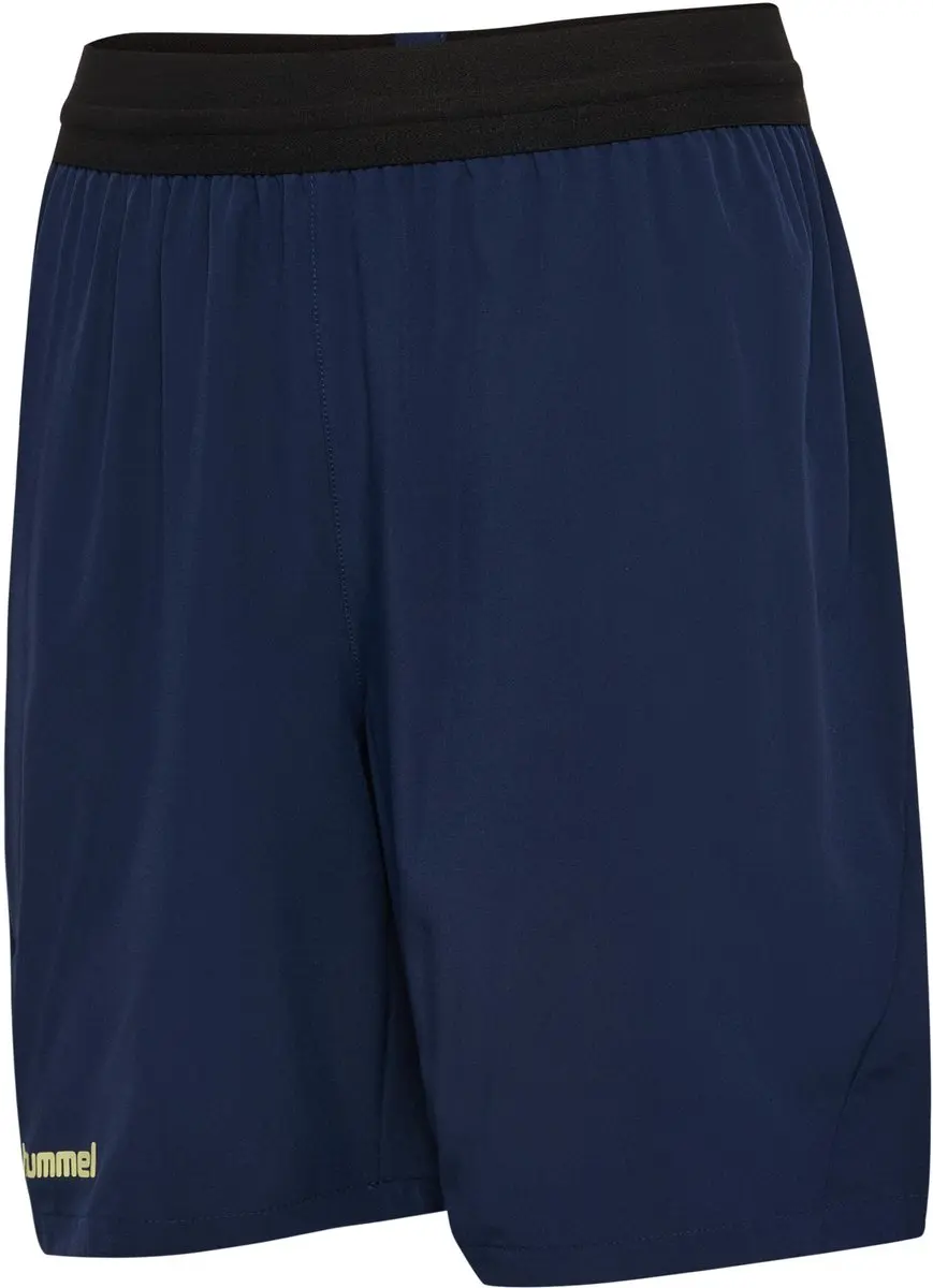 Hummel HMLBLAZE 2.0 Training Shorts Kids 128 - Marine/Shadow Lime