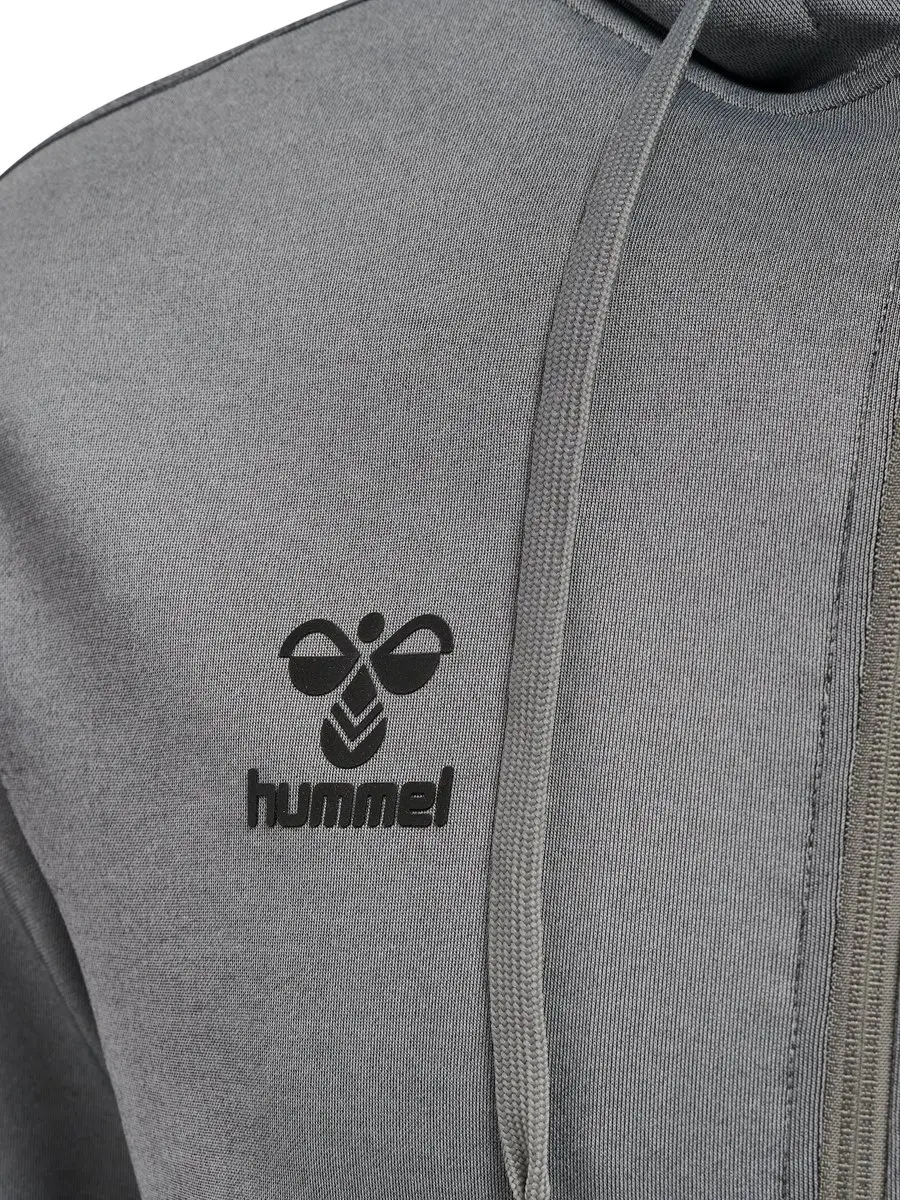 Hummel Hmlcore Xk Poly Zip Hood Sweatshirt - M - Grijs