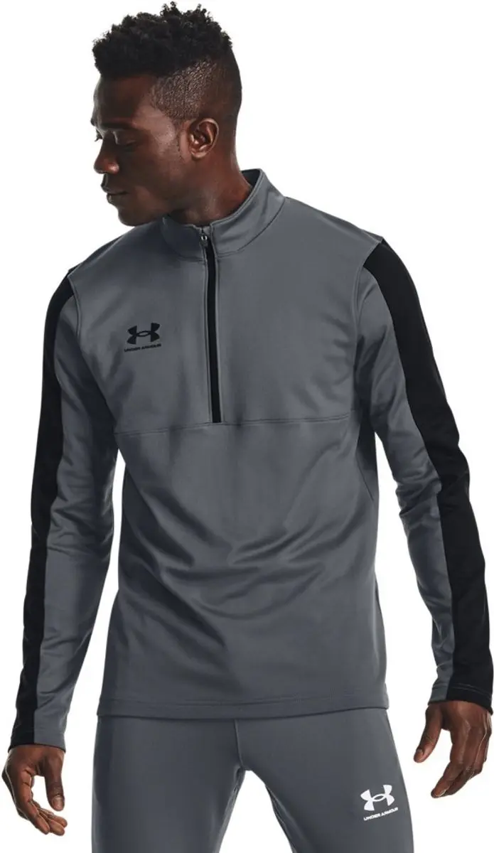 Under Armour Challenger Heren Sportshirt - S - Grijs
