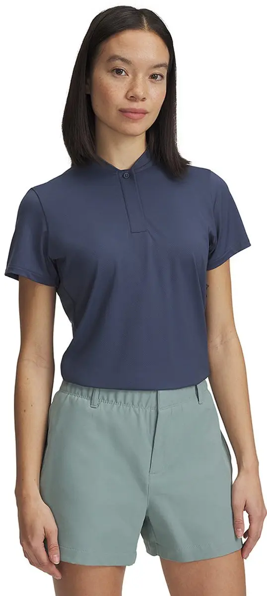 Under Armour Golf Drive Chill Poloshirt Dames XS - Grijs