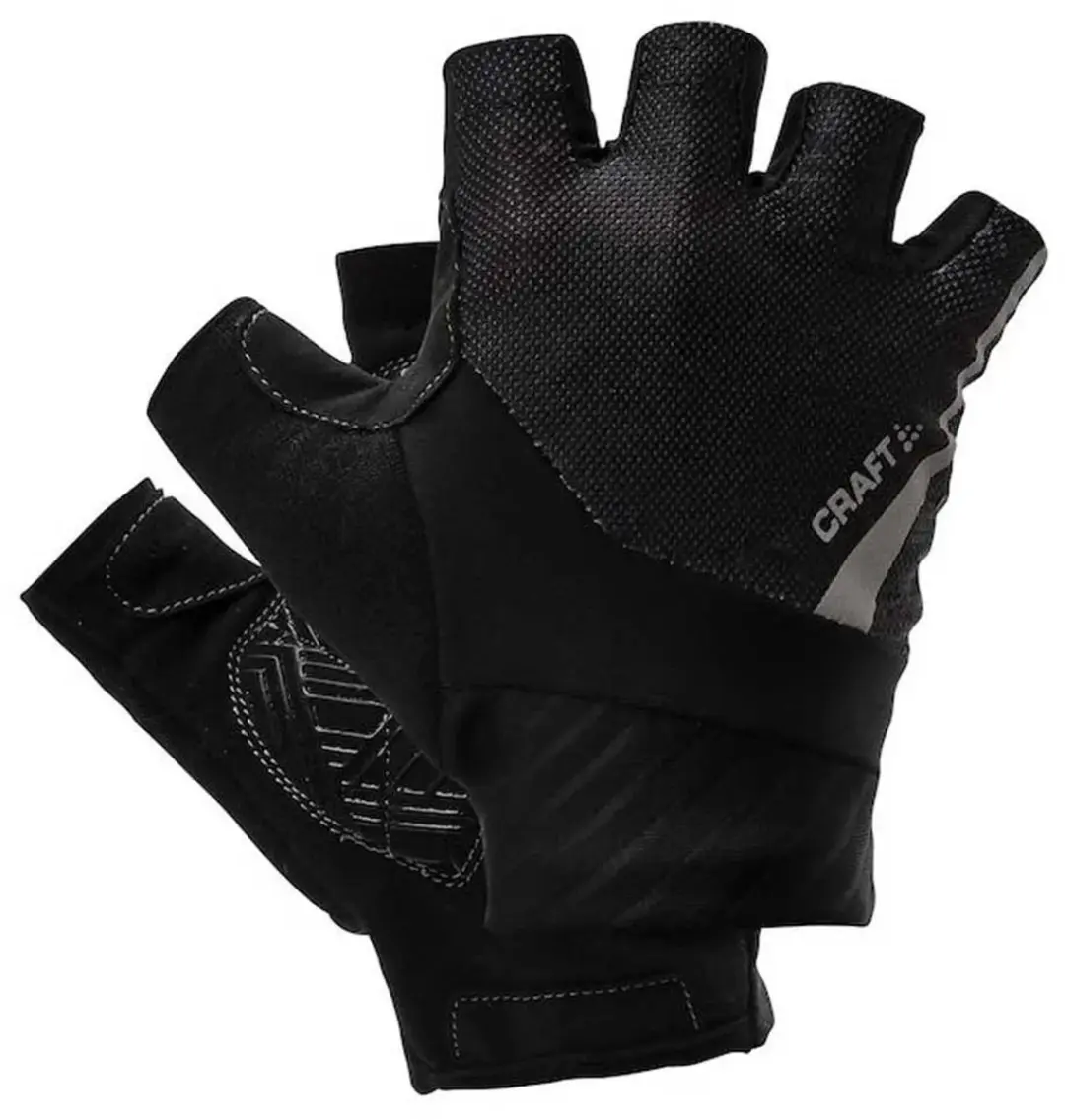Craft Rouleur Glove Black - Zwart - Maat L