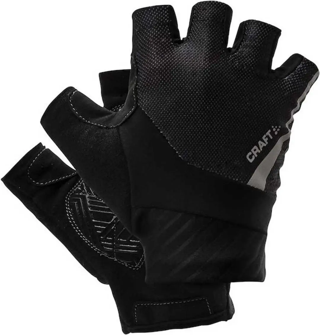 Craft Rouleur Glove Black - Zwart - Maat L