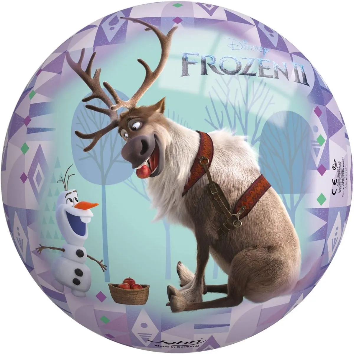 Disney Frozen Lichtgewicht Bal 23cm - Blauw